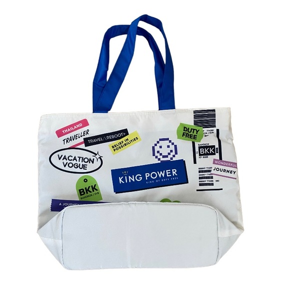 DUTY FREE NWT Foldable Set of TwoTravel Totes Bag - Picture 2 of 2